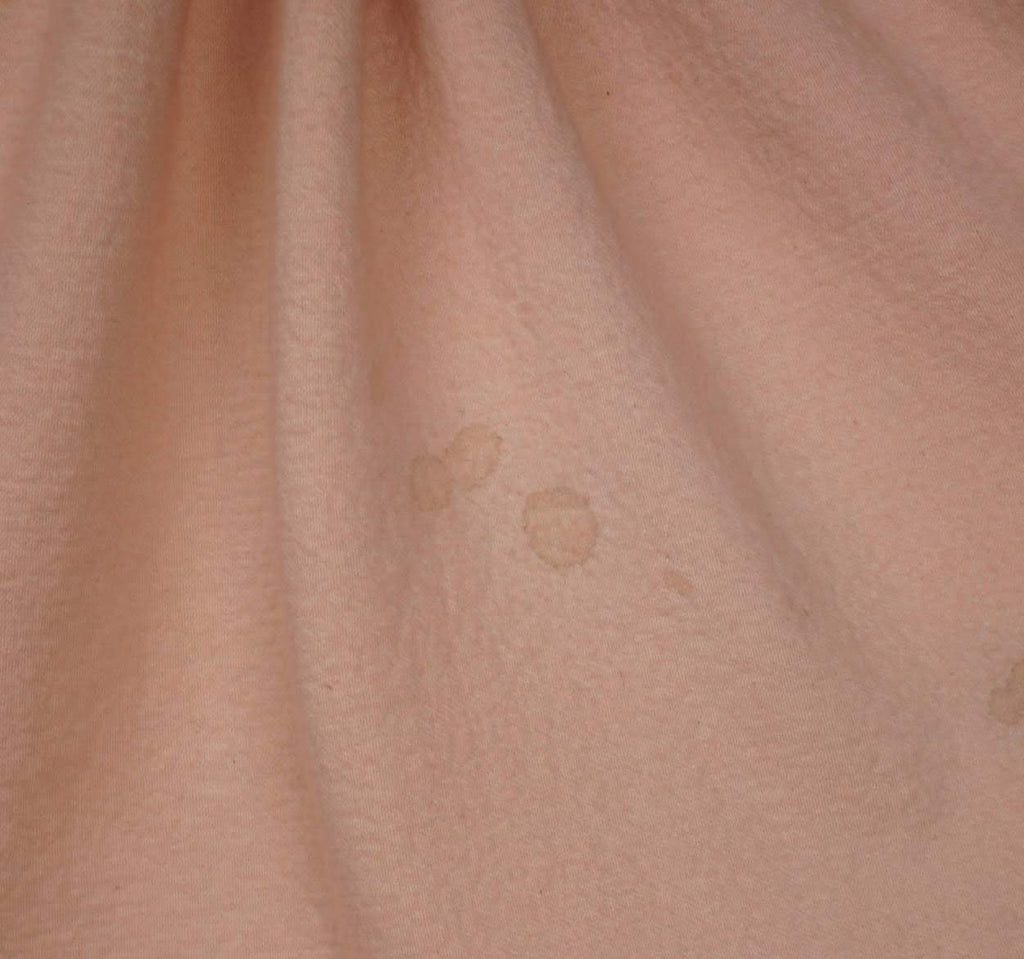 Antique Victorian Dressing Gown Pink Fleece Wool Flannel with Leg O' Mutton Sleeve - Poppy's Vintage Clothing