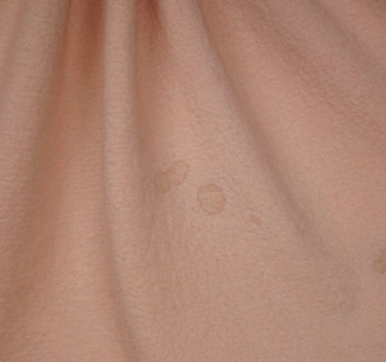 Antique Victorian Dressing Gown Pink Fleece Wool Flannel with Leg O' Mutton Sleeve - Poppy's Vintage Clothing