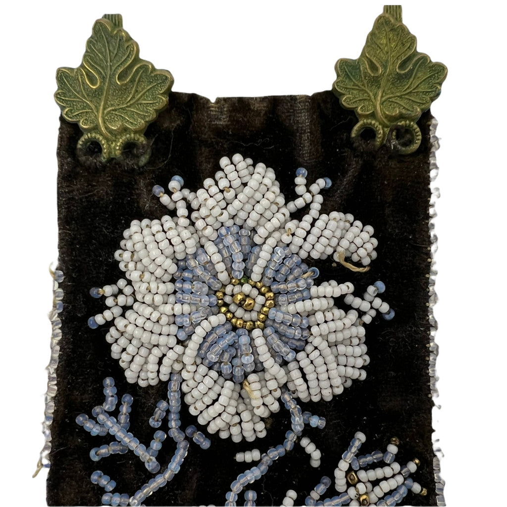 Antique Iroquois Beaded Cuffs Victorian Era 1870-1890