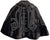 Antique Victorian Mantle Jet Beaded Black Velvet Short Cape