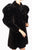 Victorian Black Plush Velvet Womens Coat Steampunk XS - Poppy's Vintage Clothing