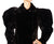 Victorian Black Plush Velvet Womens Coat Steampunk XS - Poppy's Vintage Clothing