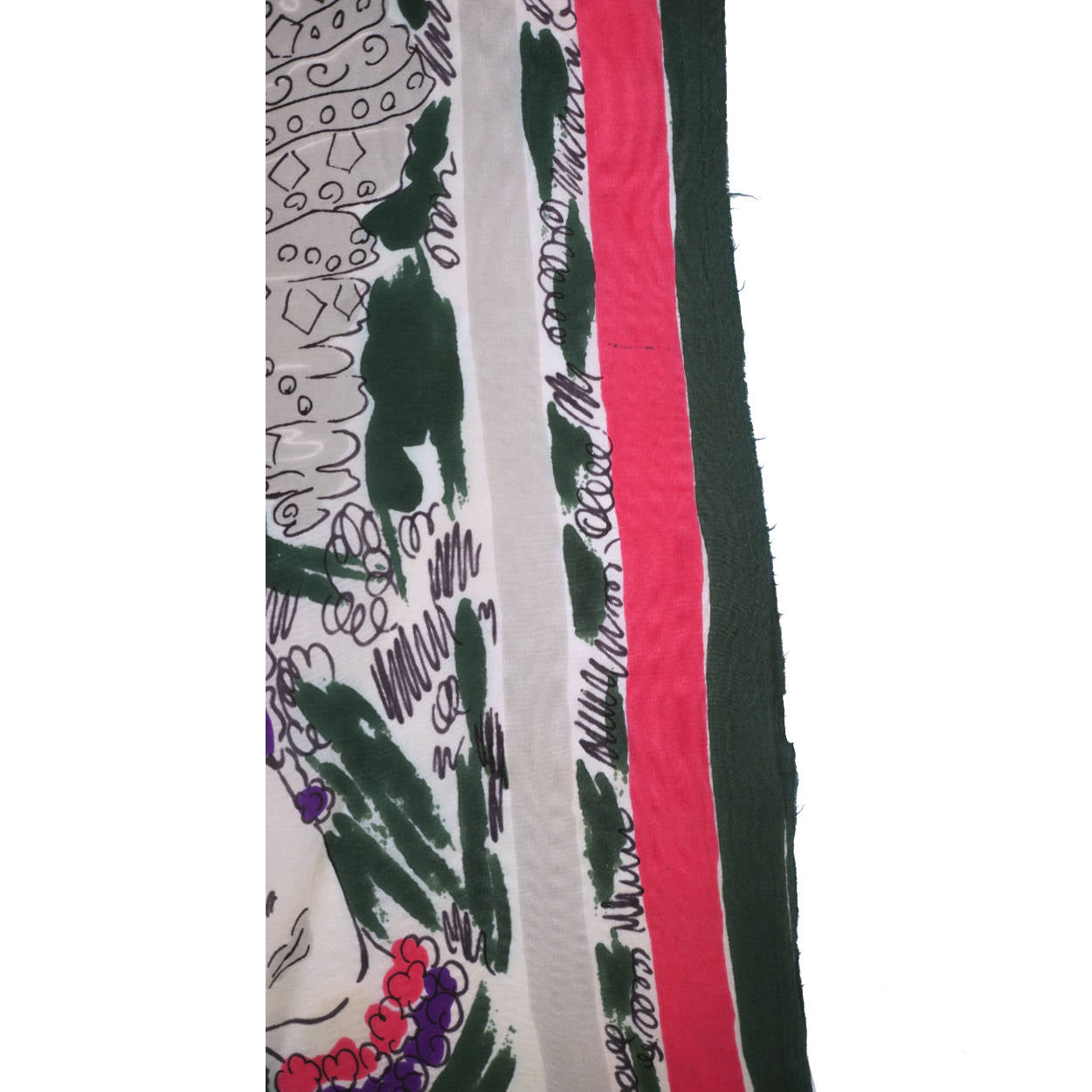 Vintage 1940s Silk Scarf Square w Heads Wearing Turban &amp; Snood Hats - Poppy's Vintage Clothing