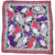Vintage 1940s Silk Scarf Square w Heads Wearing Turban &amp; Snood Hats - Poppy's Vintage Clothing
