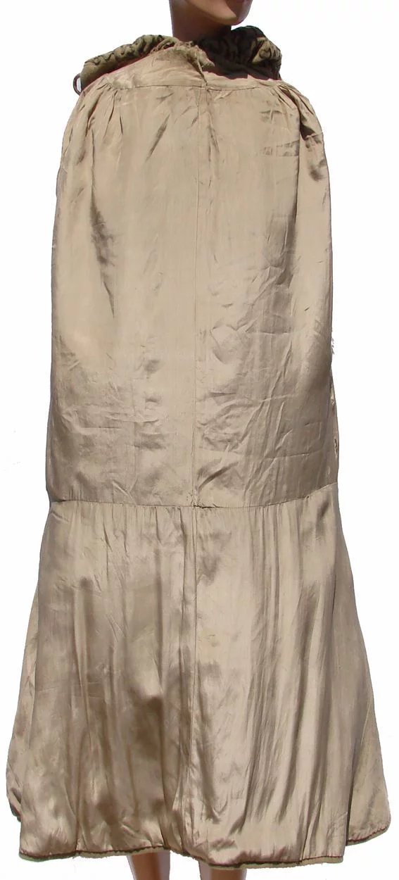 Vintage 1920s Wool Cloak with Soutache Trim - Poppy's Vintage Clothing