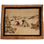 Vintage 1930s Hooked Rug by Georges Edouard Tremblay Quebec,  Folk Art Tapestry - Poppy's Vintage Clothing