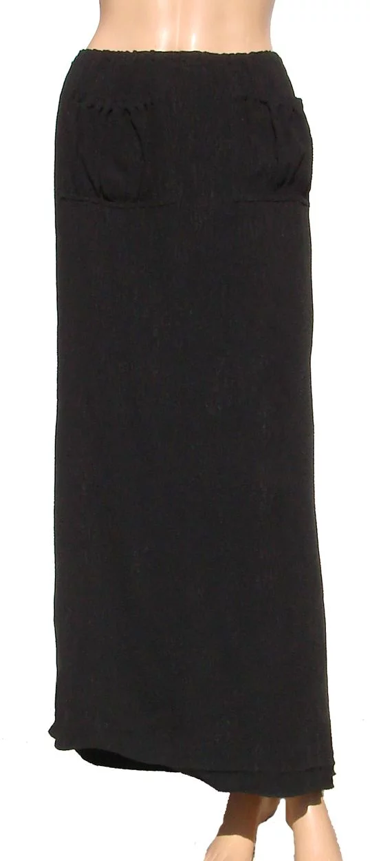 Vintage 1990s Jean Paul Gaultier Black Skirt - Femme Label - Small