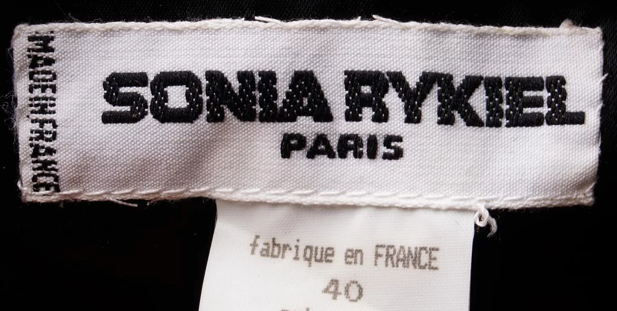 Vintage 1990s Sonia Rykiel Black Faux Fur and Satin Reversible Coat - L - Poppy's Vintage Clothing