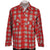 Vintage Mens Cotton Flannel Shirt 1960s Rockabilly Red Plaid Chandler Unused M - Poppy's Vintage Clothing