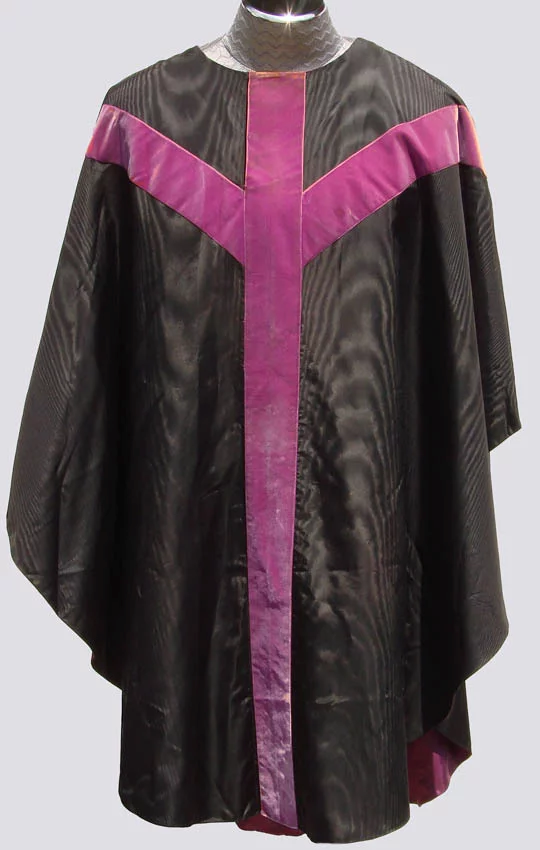 Vintage Catholic Priest Chasuble Vestment - Good Friday - Easter - Poppy's Vintage Clothing