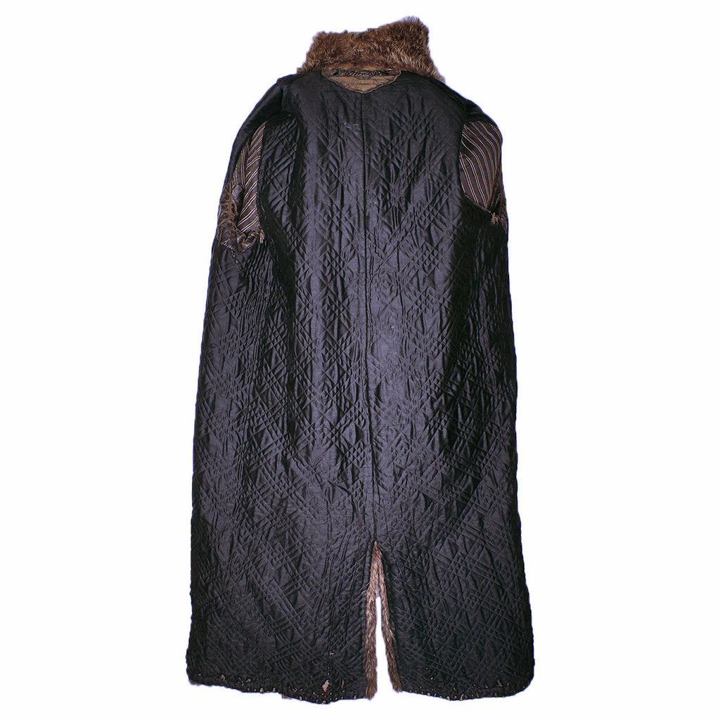 Vintage 1920s Mens Raccoon Fur Coat Ivy League Football Fan - Poppy's Vintage Clothing