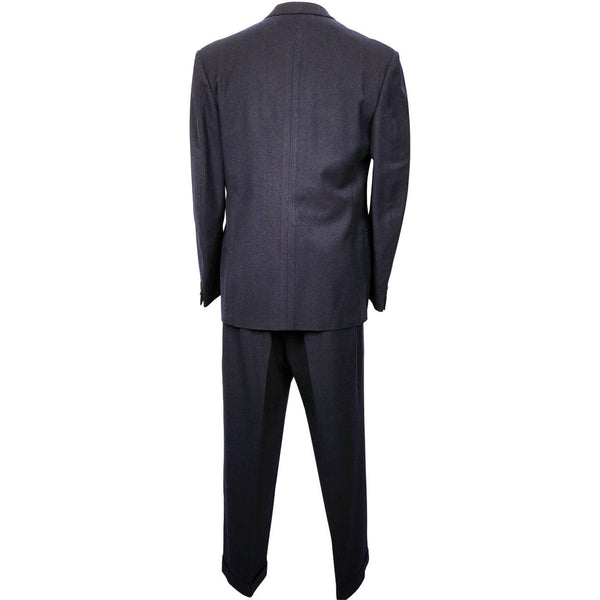 納得できる割引 Vintage 1950s Mens Suit Blue Gabardine Wool Dated 1954 Size スーツ