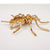 Vintage Spider Brooch with Topaz Rhinestones - Poppy's Vintage Clothing