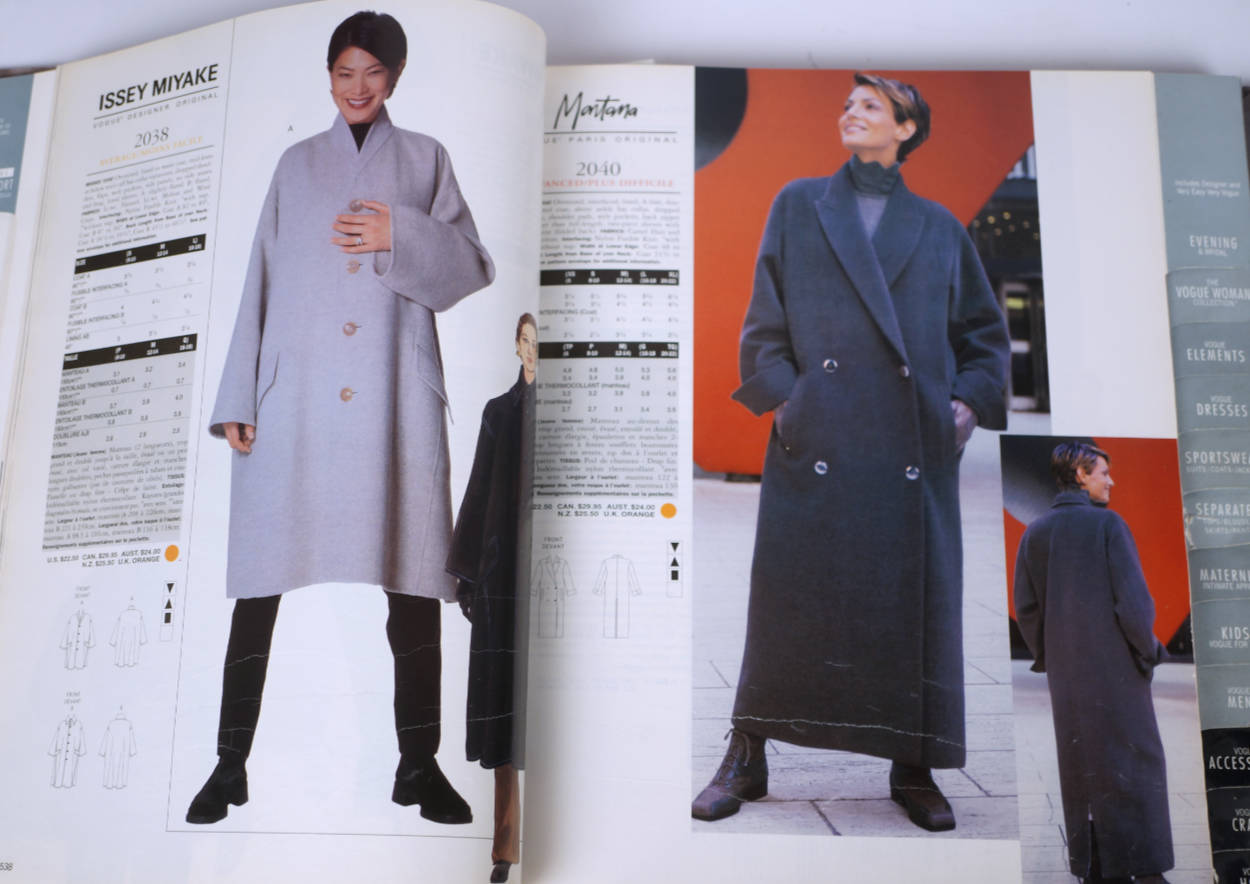 Vogue Pattern Book Store Counter Catalog December 1998 Designers Montana Miyake - Poppy's Vintage Clothing