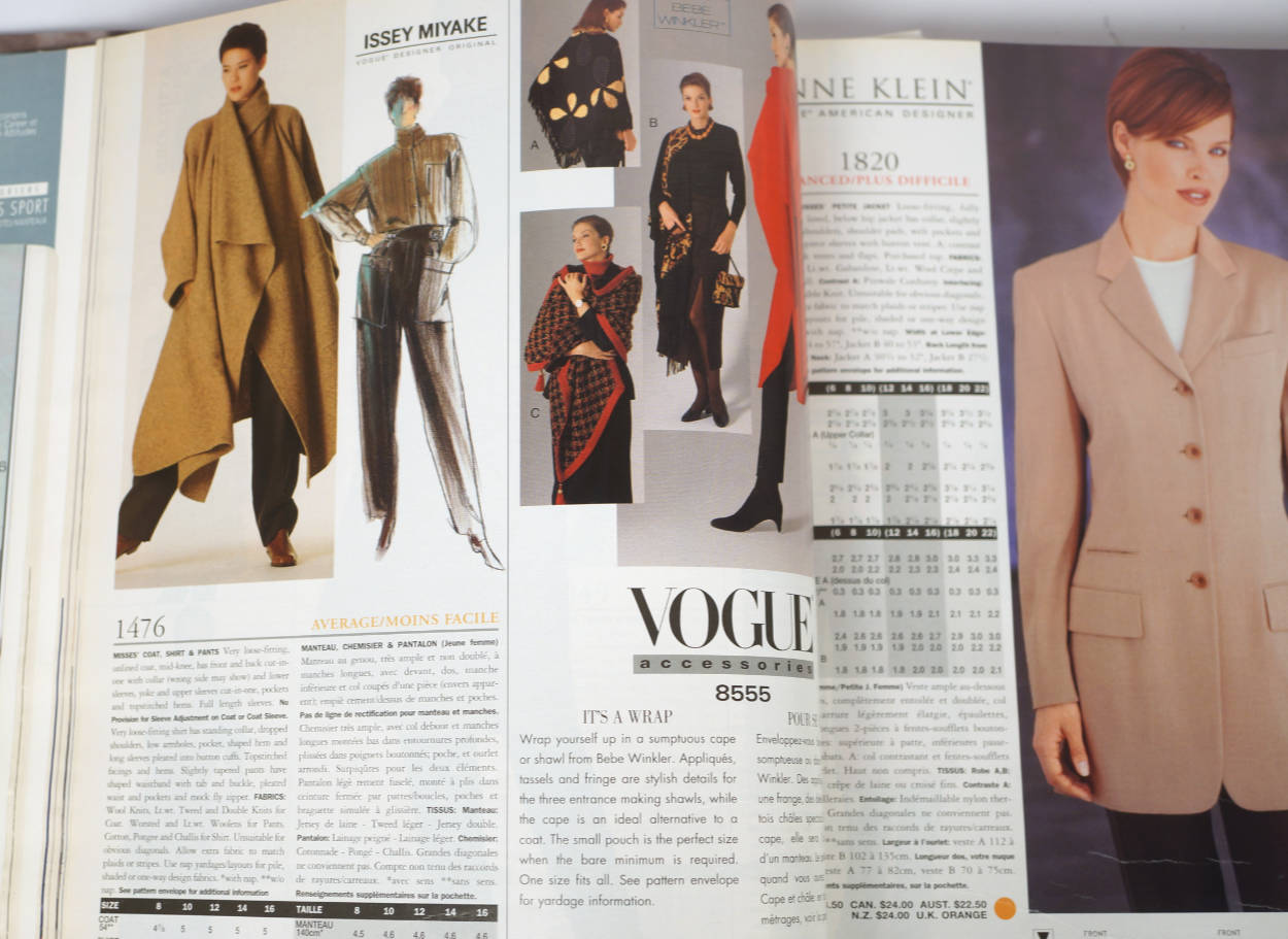 Vogue Pattern Book Store Counter Catalog December 1998 Designers Montana Miyake - Poppy's Vintage Clothing