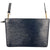Vintage Louis Vuitton Purse Black Epi Leather 2 Zip Pochette