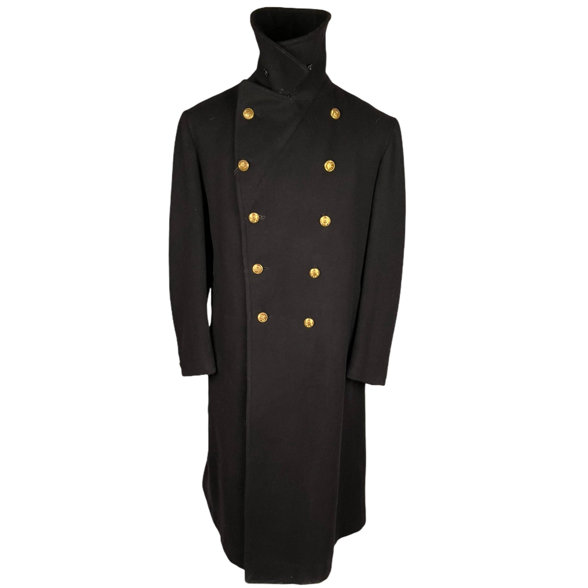WWII Canadian Navy Coat RCN Greatcoat Canada Naval Size M L