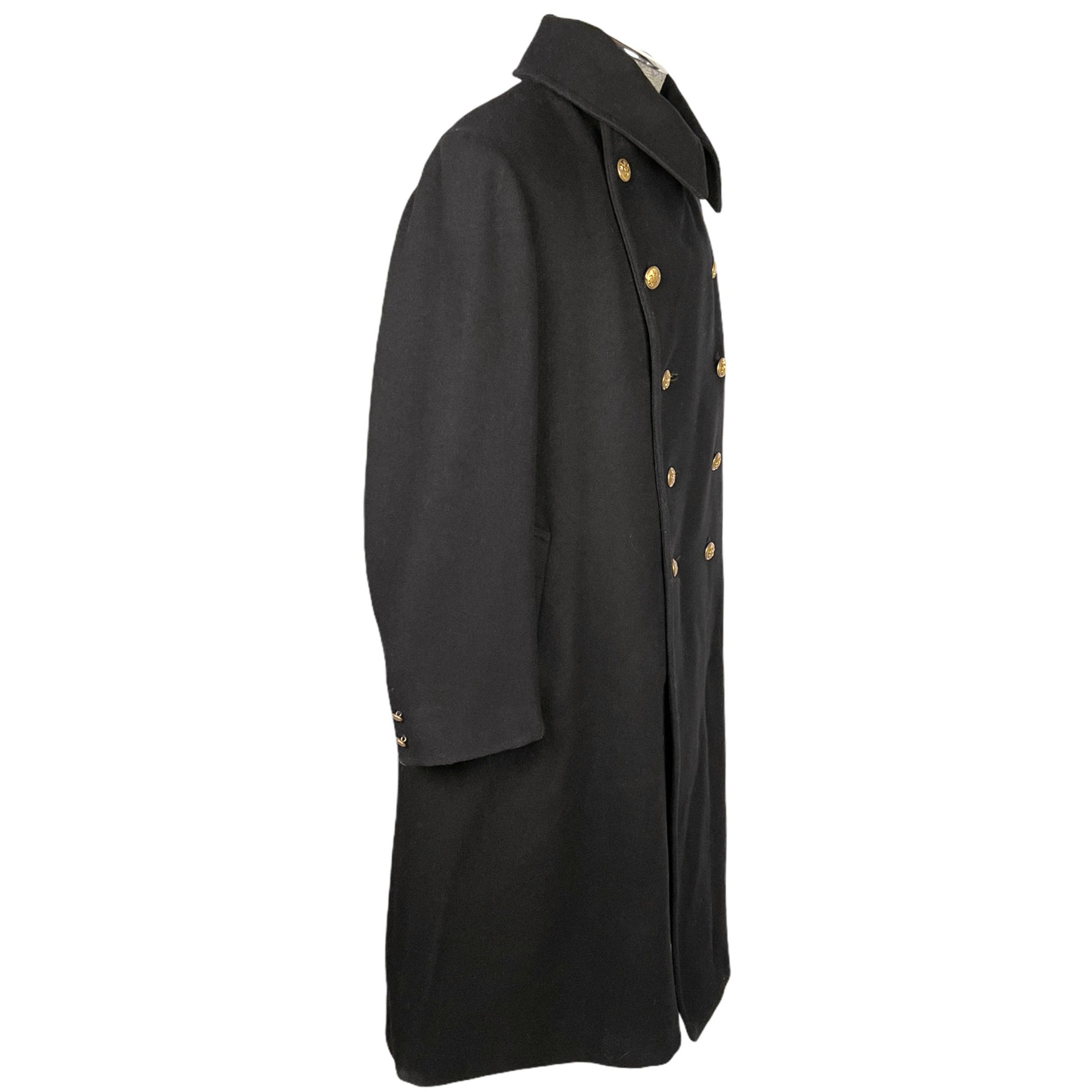 WWII Canadian Navy Coat RCN Greatcoat Canada Naval Size M L