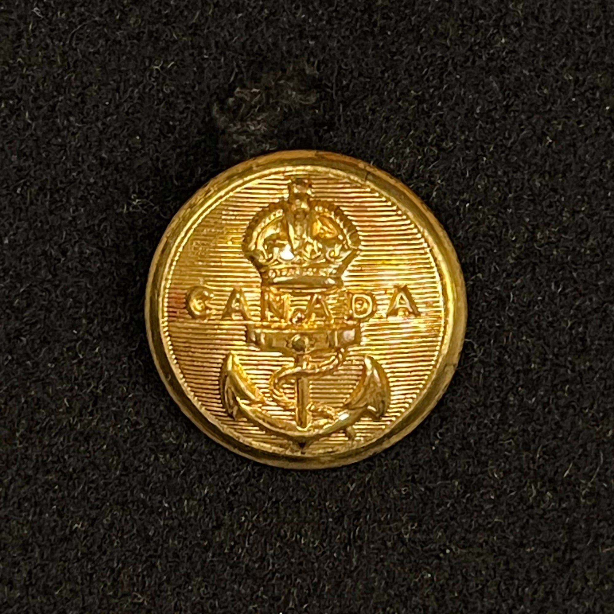 WWII Canadian Navy Coat RCN Greatcoat Canada Naval Size M L