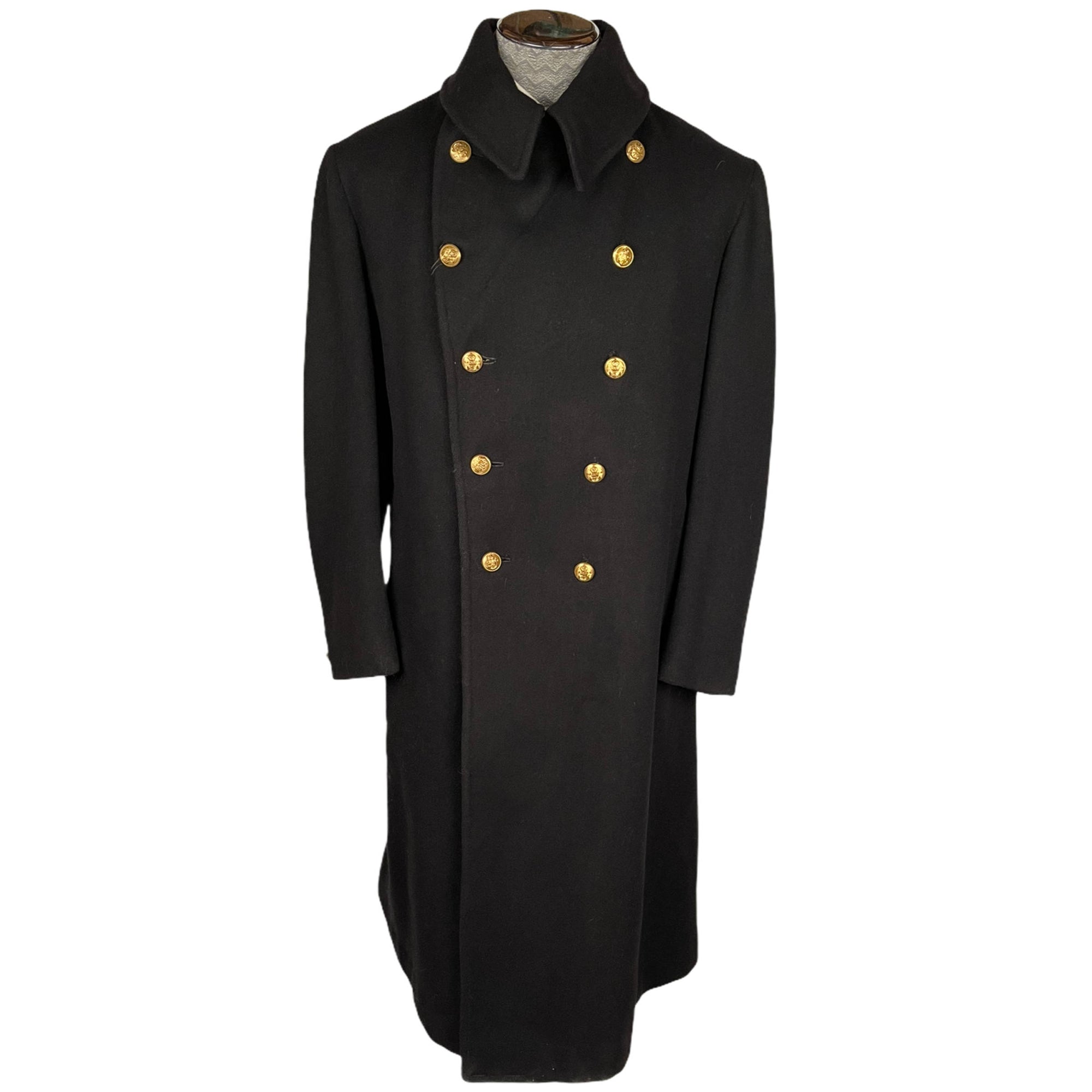 WWII Canadian Navy Coat RCN Greatcoat Canada Naval Size M L
