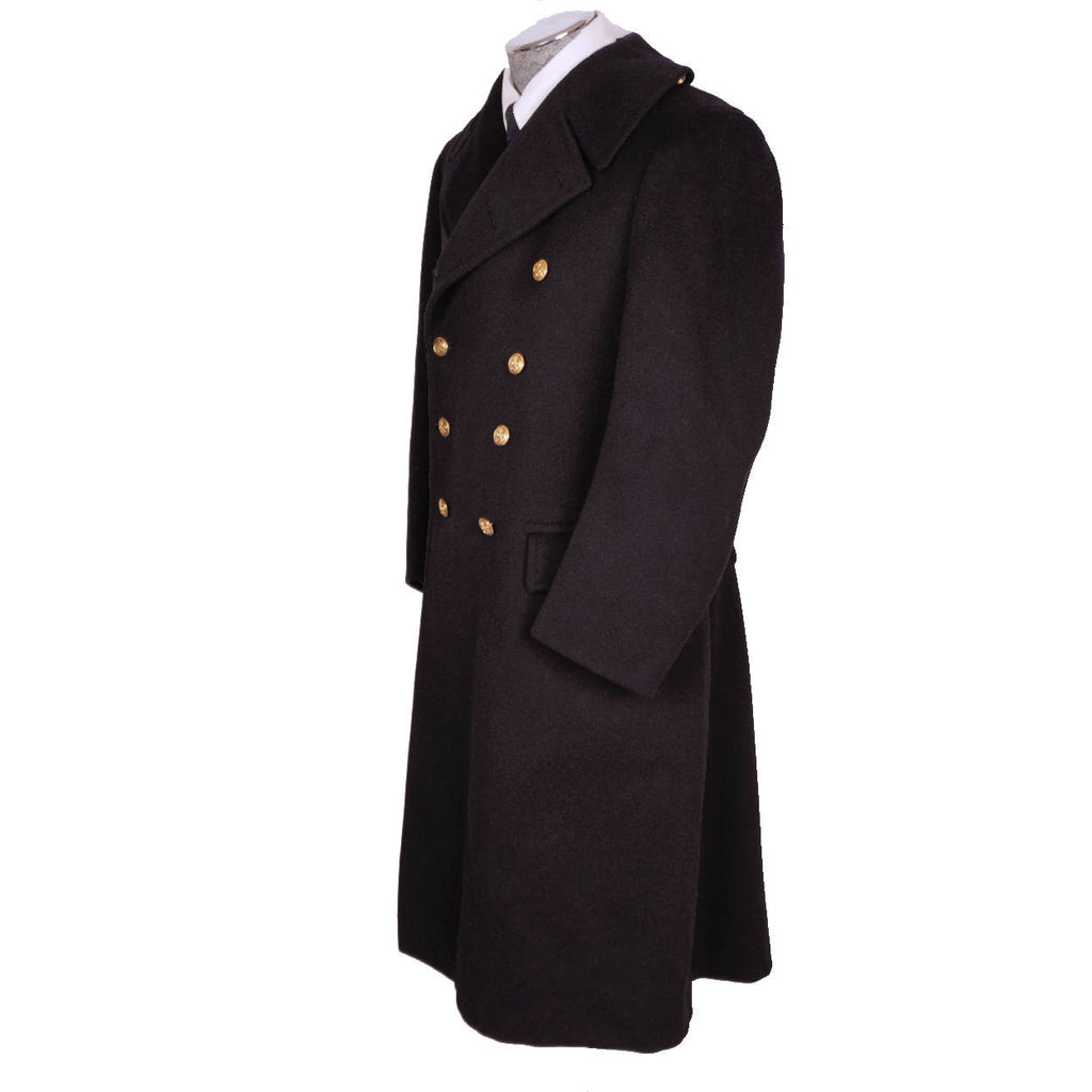 WWII Canada Navy Officer Greatcoat Authentic Canadian Naval Coat - Poppy's Vintage Clothing