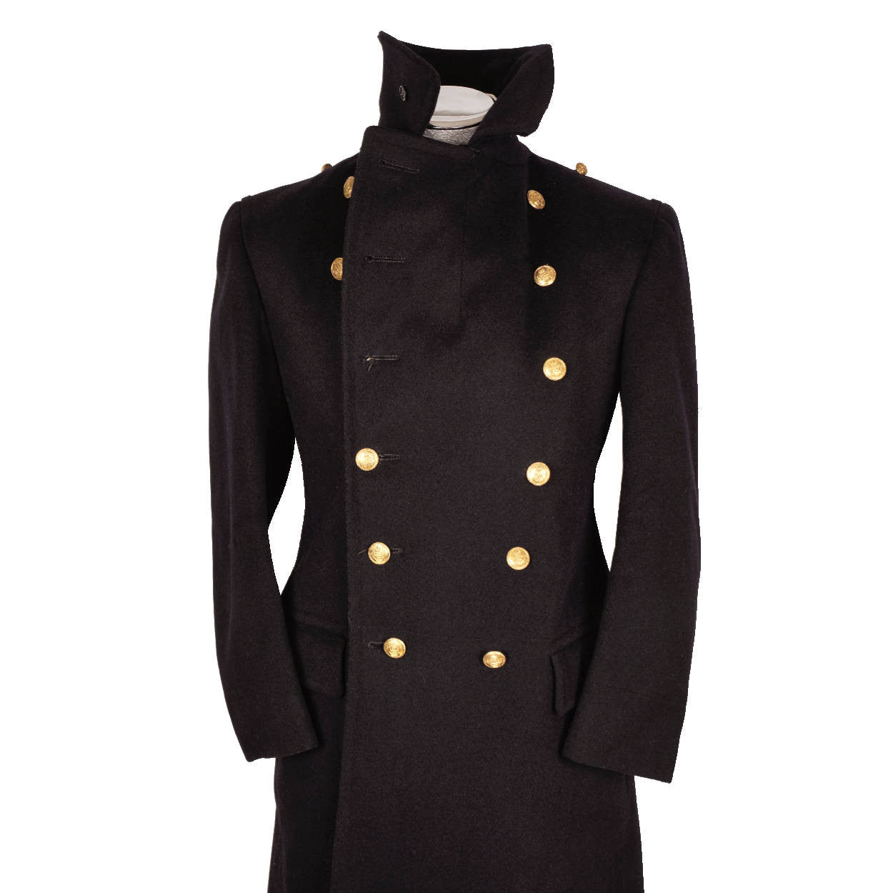 WWII Canada Navy Officer Greatcoat Authentic Canadian Naval Coat - Poppy's Vintage Clothing