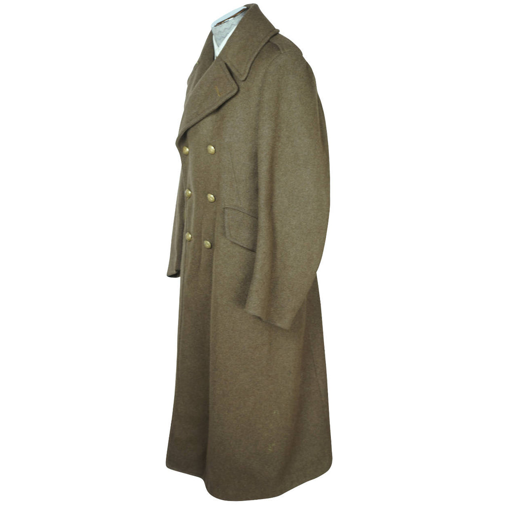 WW2 Overcoat Canadian Army Greatcoat Royal Montreal Regiment - Poppy's Vintage Clothing