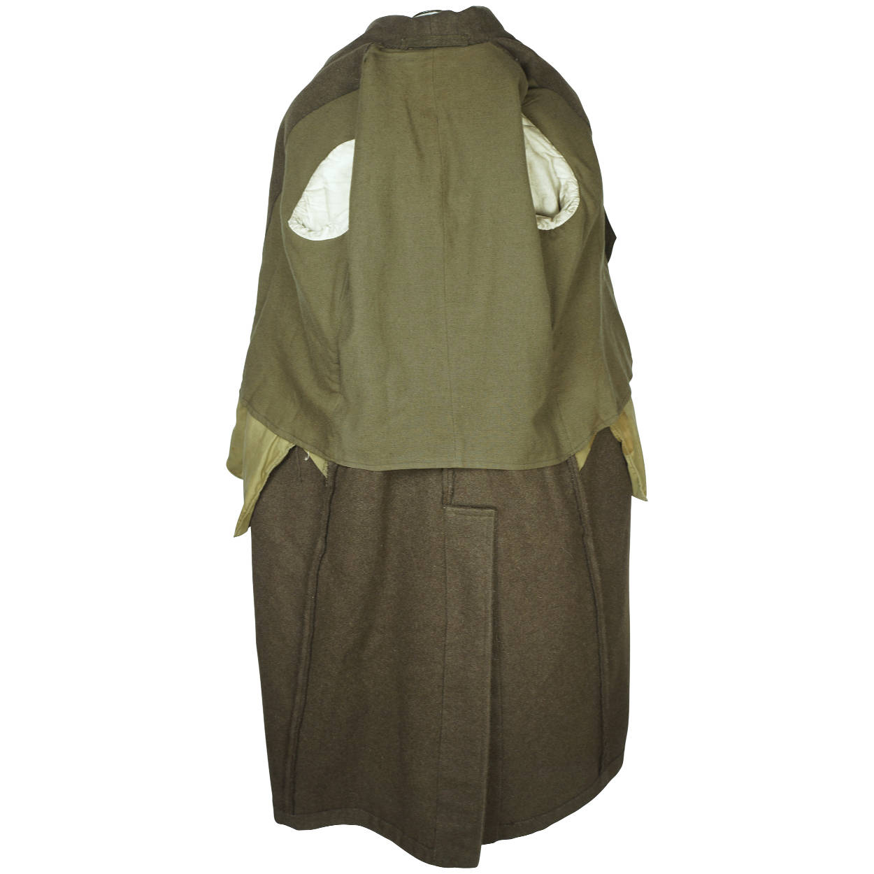 WW2 Overcoat Canadian Army Greatcoat Royal Montreal Regiment - Poppy's Vintage Clothing