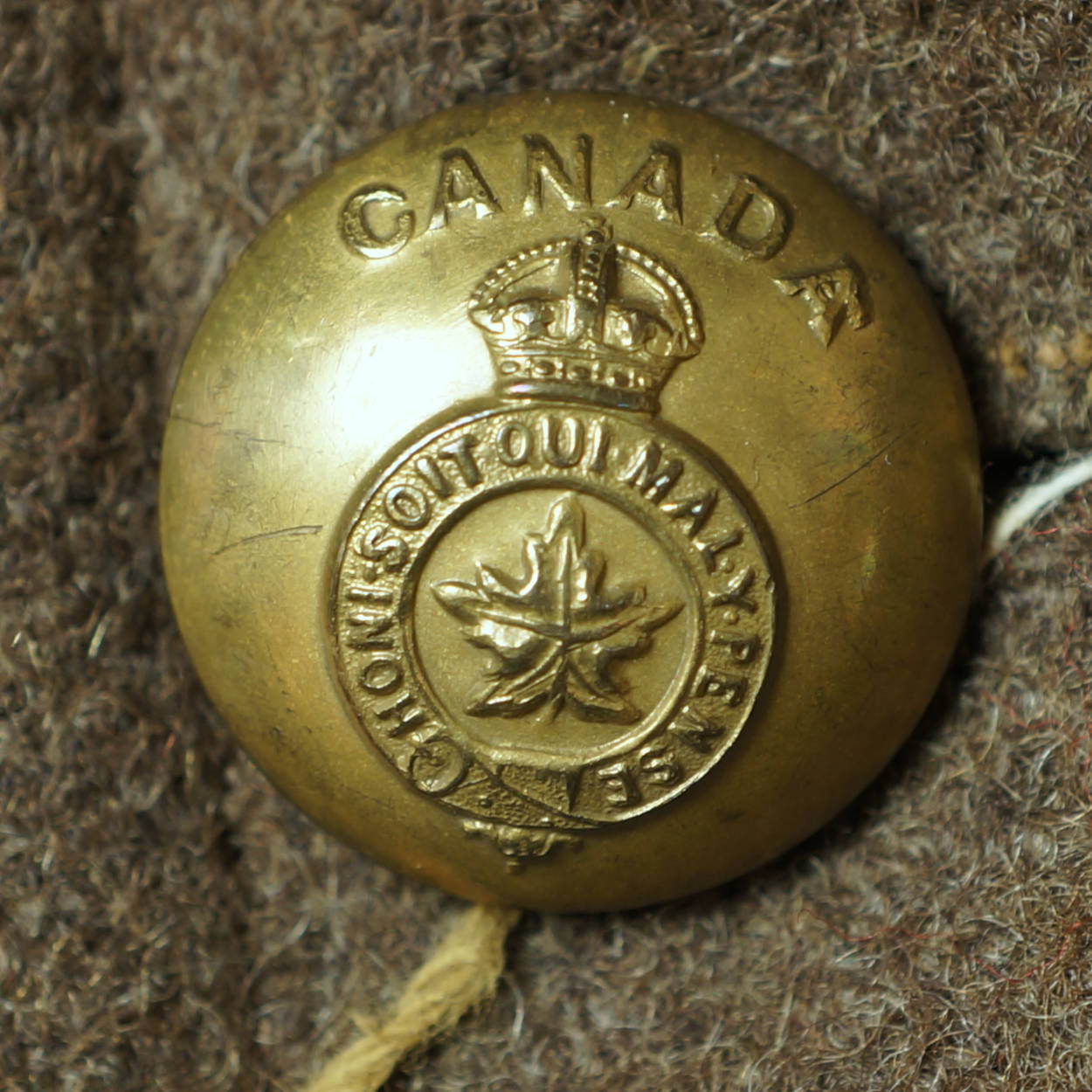 WW2 Overcoat Canadian Army Greatcoat Royal Montreal Regiment - Poppy's Vintage Clothing