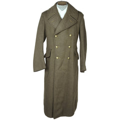 WW2 Overcoat Canadian Army Greatcoat Royal Montreal Regiment - Poppy's Vintage Clothing