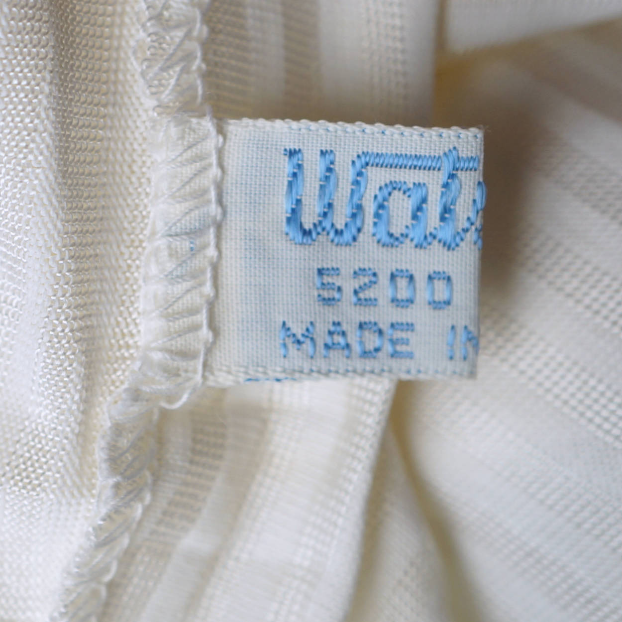 Vintage 1930s Striped Rayon Under Shirt Slip Ladies Underwear Watsons Canada - Poppy's Vintage Clothing