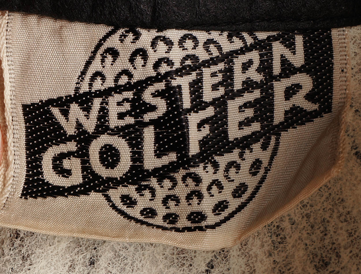 Vintage 1950s Felt Circle Skirt - Après Golf by Western Golfer Size S / XS - Poppy's Vintage Clothing