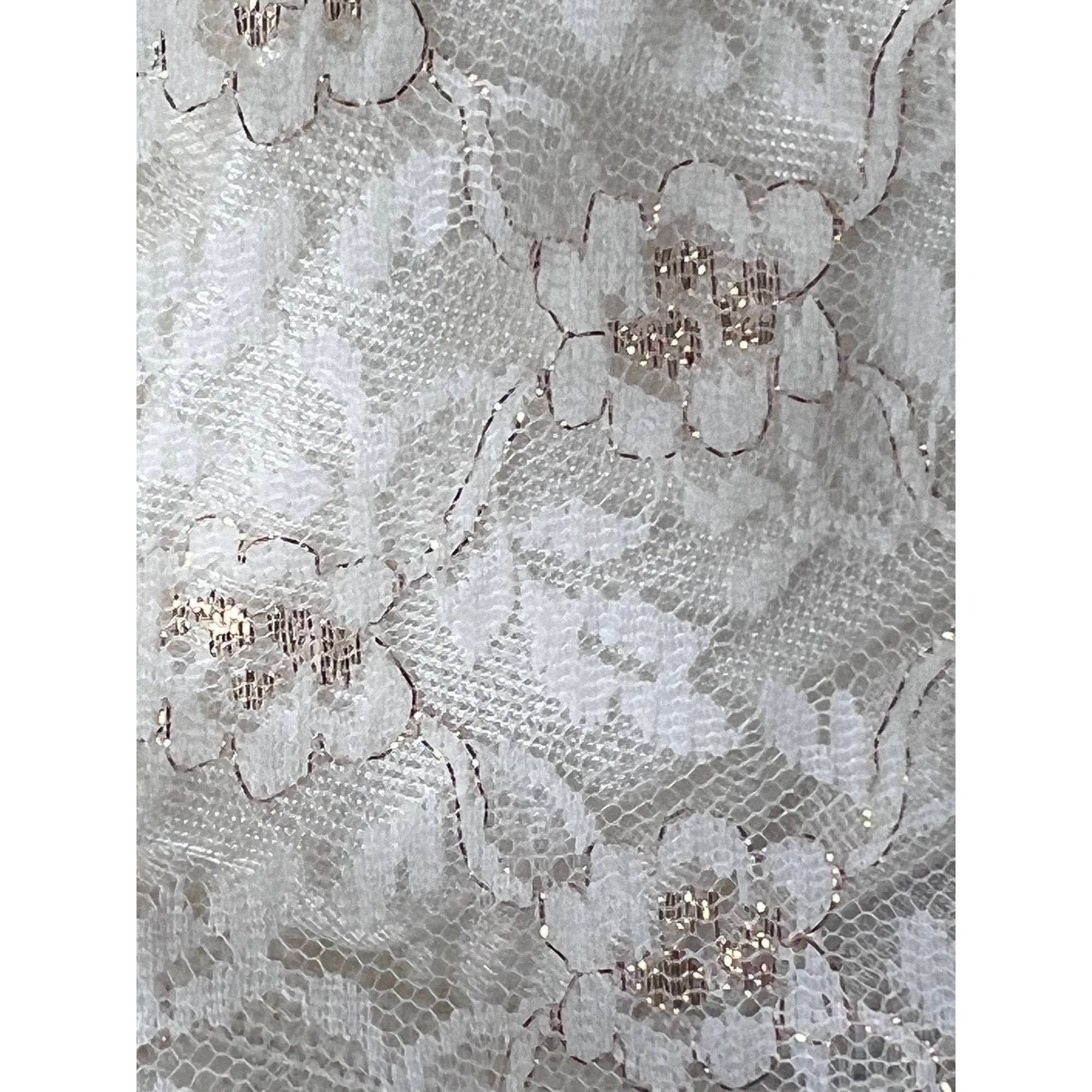 NWT 1970s Vintage Lounging Jumpsuit Lingerie w Lace 1 Size