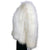 Vintage 1970s White Marabou Evening Jacket Ladies Size M
