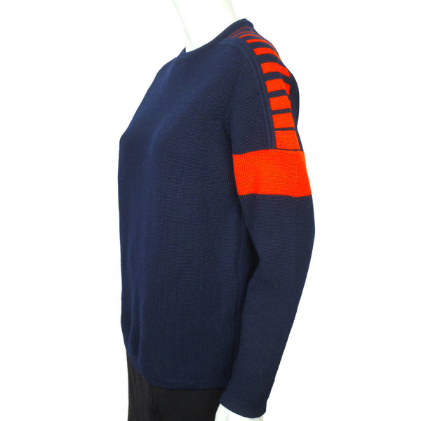 Vintage 60s White Stag Ski Sweater Navy w Red Unisex Size M