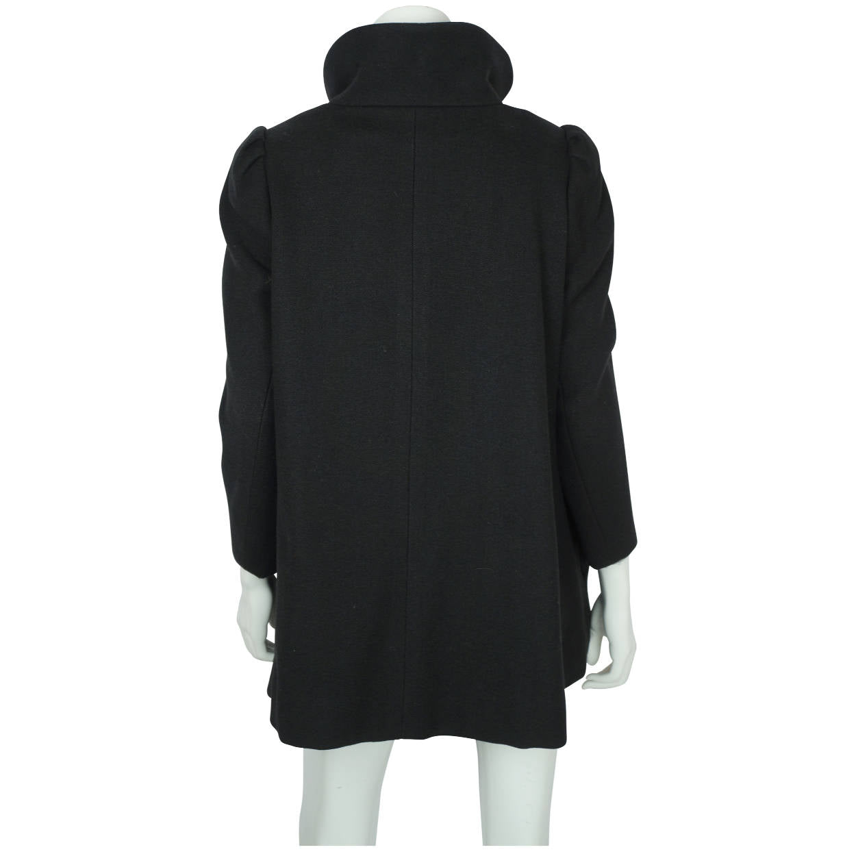Vintage 1960s Swing Coat Mod Mini Dolly Style Ladies Size S - Poppy's Vintage Clothing