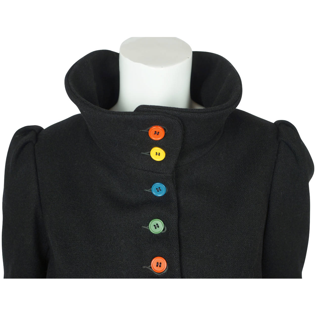 Vintage 1960s Swing Coat Mod Mini Dolly Style Ladies Size S - Poppy's Vintage Clothing