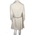 Vintage 1960s Spring Coat Cream White Wool Jackie K Era S M