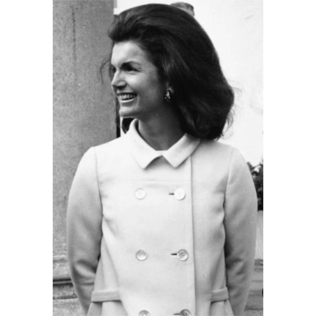 Vintage 1960s Spring Coat Cream White Wool Jackie K Era S M