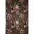 Vintage 1940s Barkcloth Fabric Floral Tower Vat Print Wingate Design 42 x 94 - Poppy's Vintage Clothing