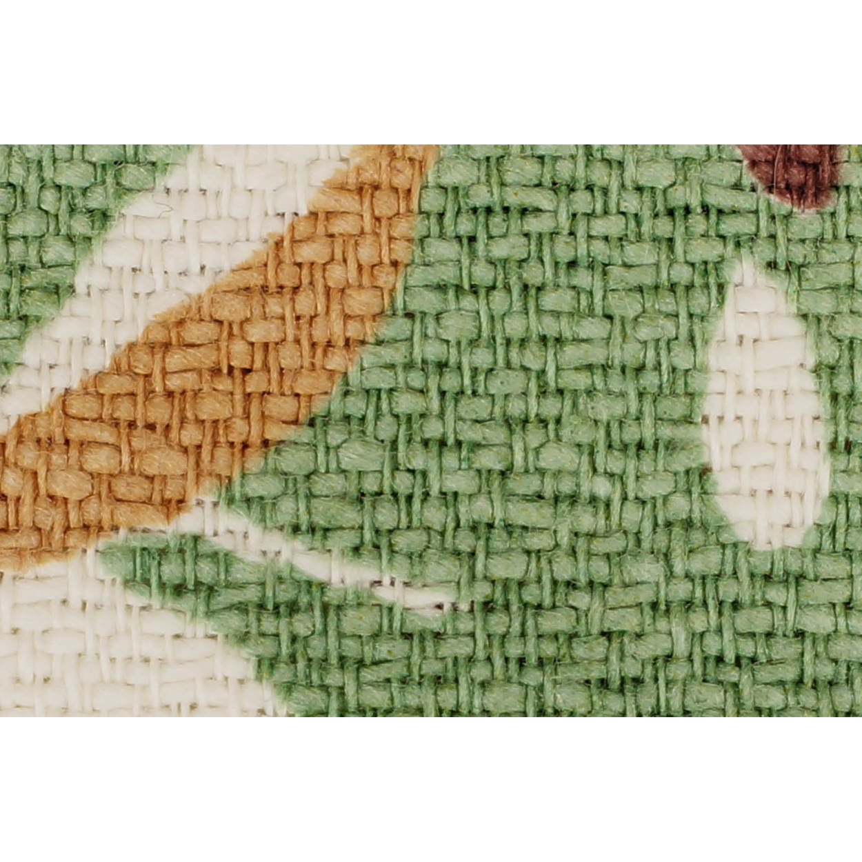 Unused Vintage 1940s Winter Christmas Country Drapery Barkcloth Fabric 35 x 111 - Poppy's Vintage Clothing