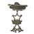 Antique Order Sparta Masonic Lodge Medal Past Regent Caldwell Silver - Poppy's Vintage Clothing