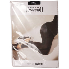 Wolford Black Velvet Nylon Leggings 66 Den 7005 17017 NIP Small - Poppy's Vintage Clothing