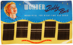 Vintage 50s Bobby Pins Wonder Brand by Newey Bros Birmingham England - Poppy's Vintage Clothing