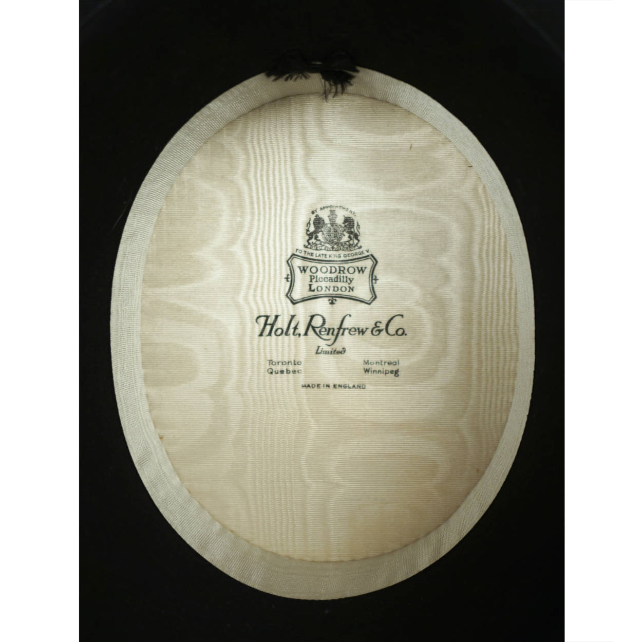 Vintage Silk Top Hat Collapsible Woodrow Made in England for Holt Renfrew Sz XXL - Poppy's Vintage Clothing