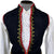 Vintage Uniform Long Wool Vest w Brass buttons Unisex Sz S M