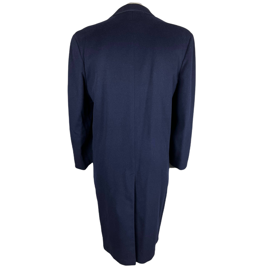 Vintage 1950s Overcoat Worlds Finest Wool & Cashmere Coat L