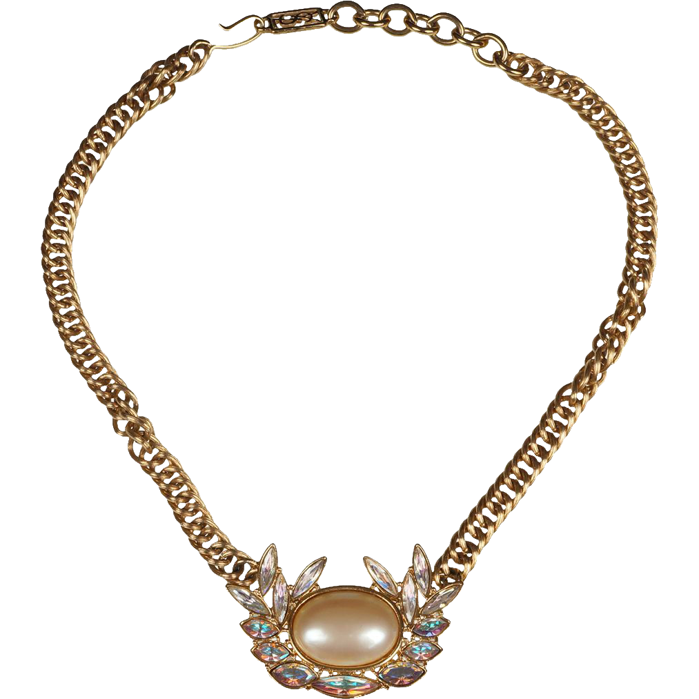1970's Long Faux Pearl Necklace - 70s does 20s Jewelry - 70's Accessories