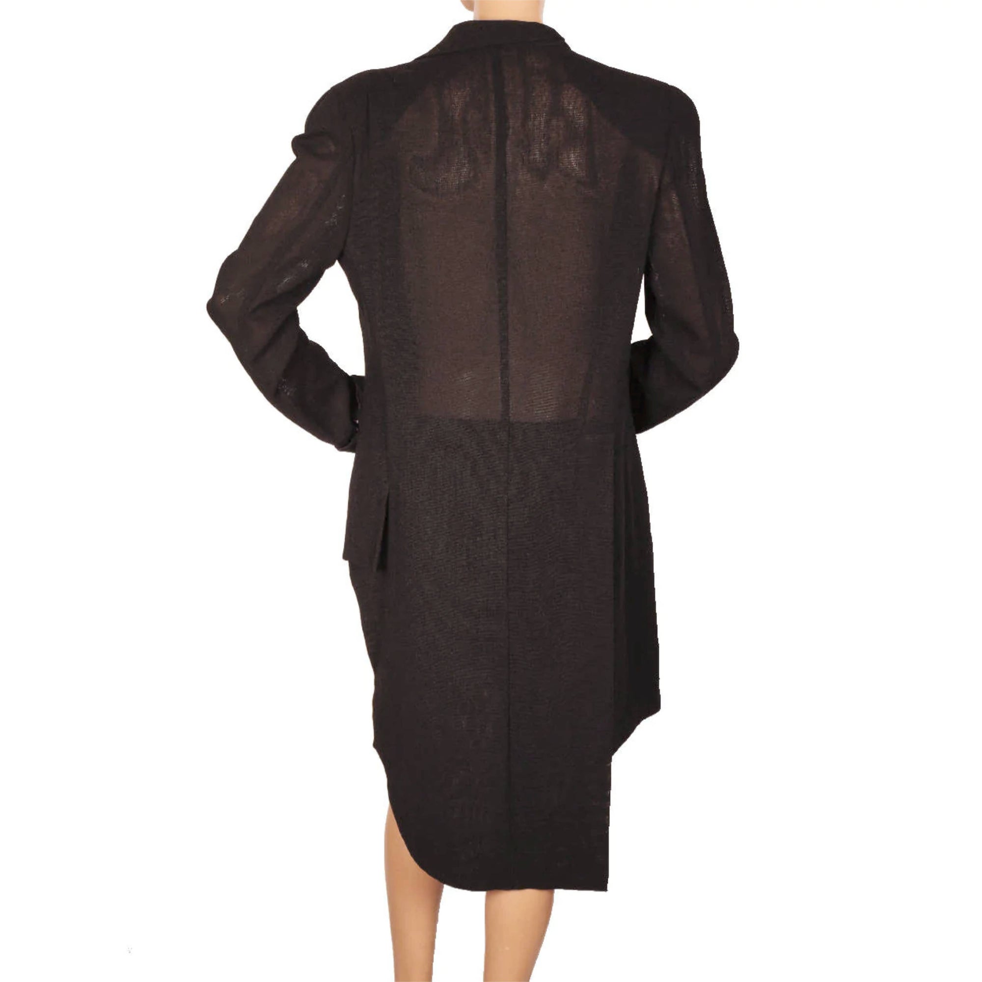 Vintage Y2K Yohji Yamamoto Jacket Asymmetrical Wool Size 3