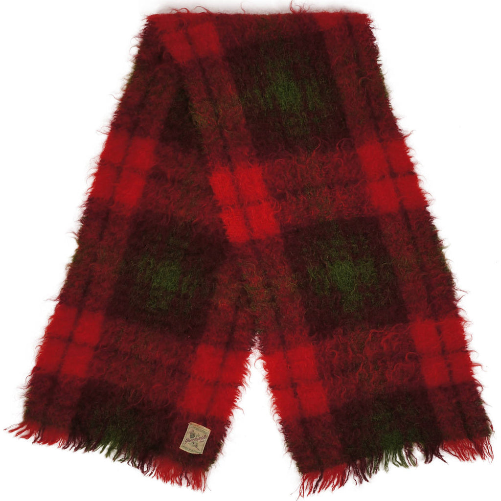 Vintage 60s Scottish Mohair Wool Scarf by Yarrowvale Scotland 47
